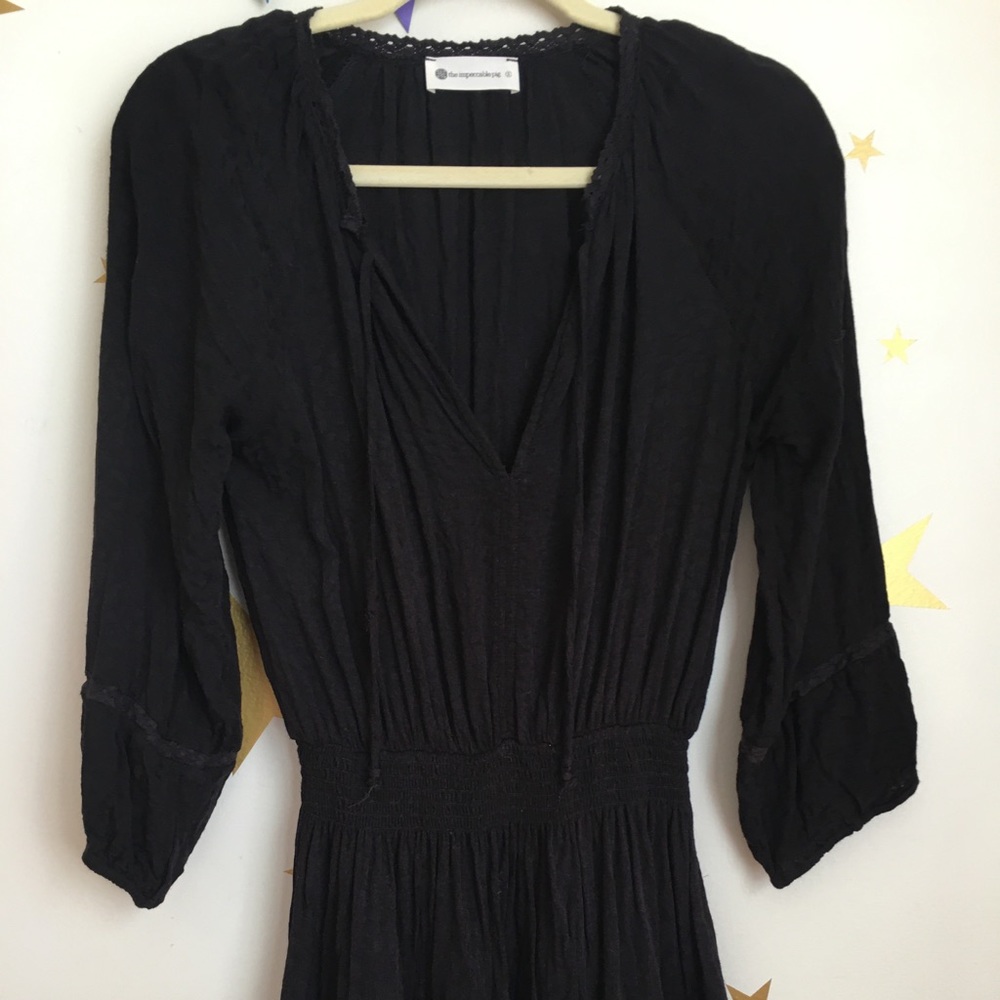 Impeccable Pig black printed mini dress